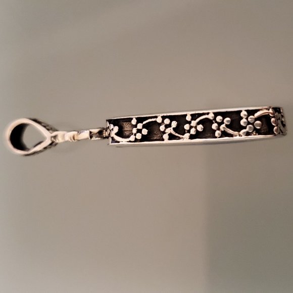 Reversible Turquoise & Lapis SST Pendant - Picture 5 of 8